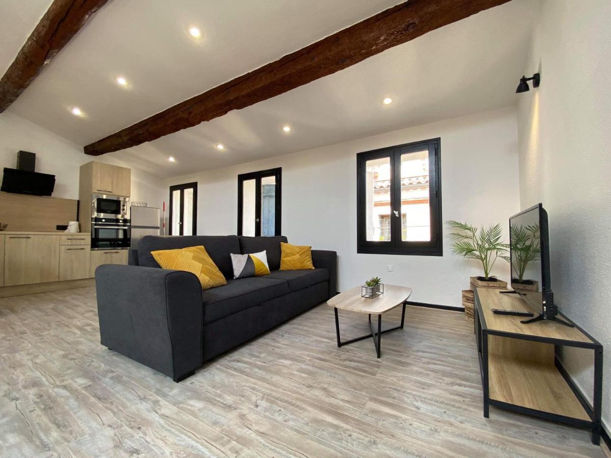 Duplex Des Etudes - Carcassonne Centre Apartment Luaran gambar