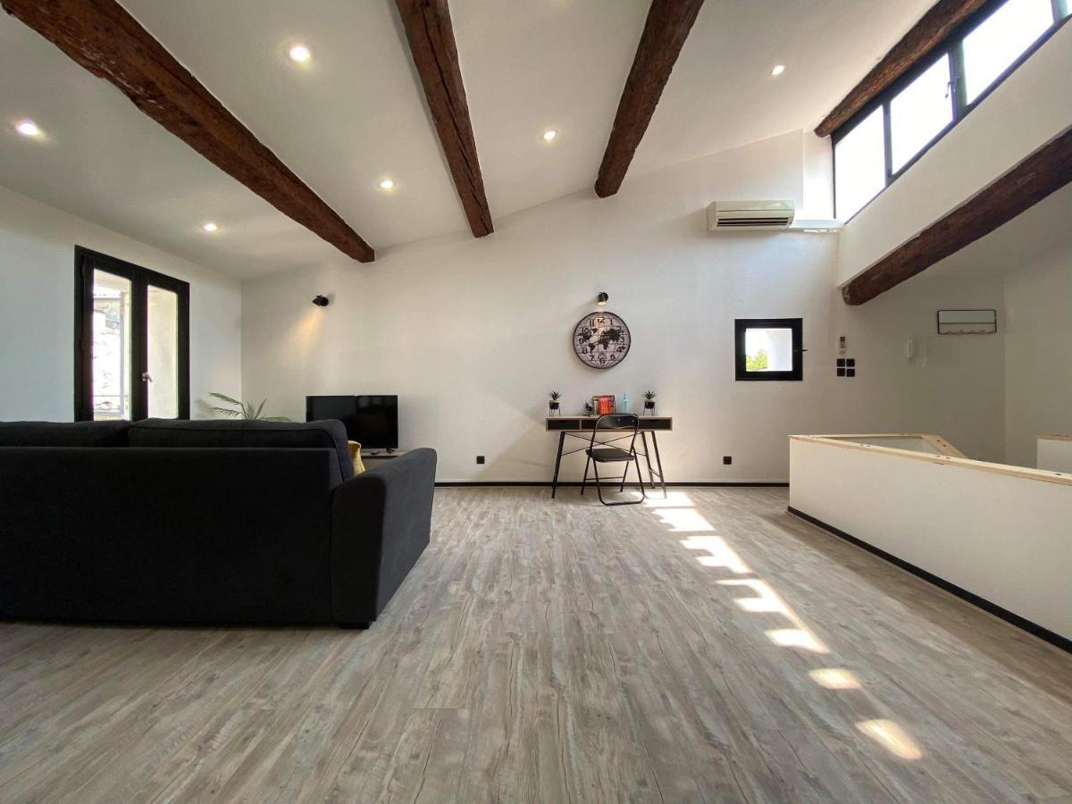 Duplex Des Etudes - Carcassonne Centre Apartment Luaran gambar